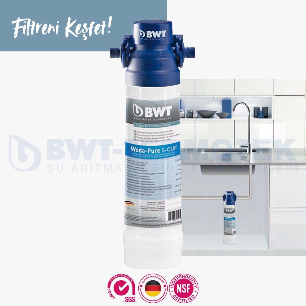 BWT Woda-Pure S-CUF Antibakteriyel Filtre