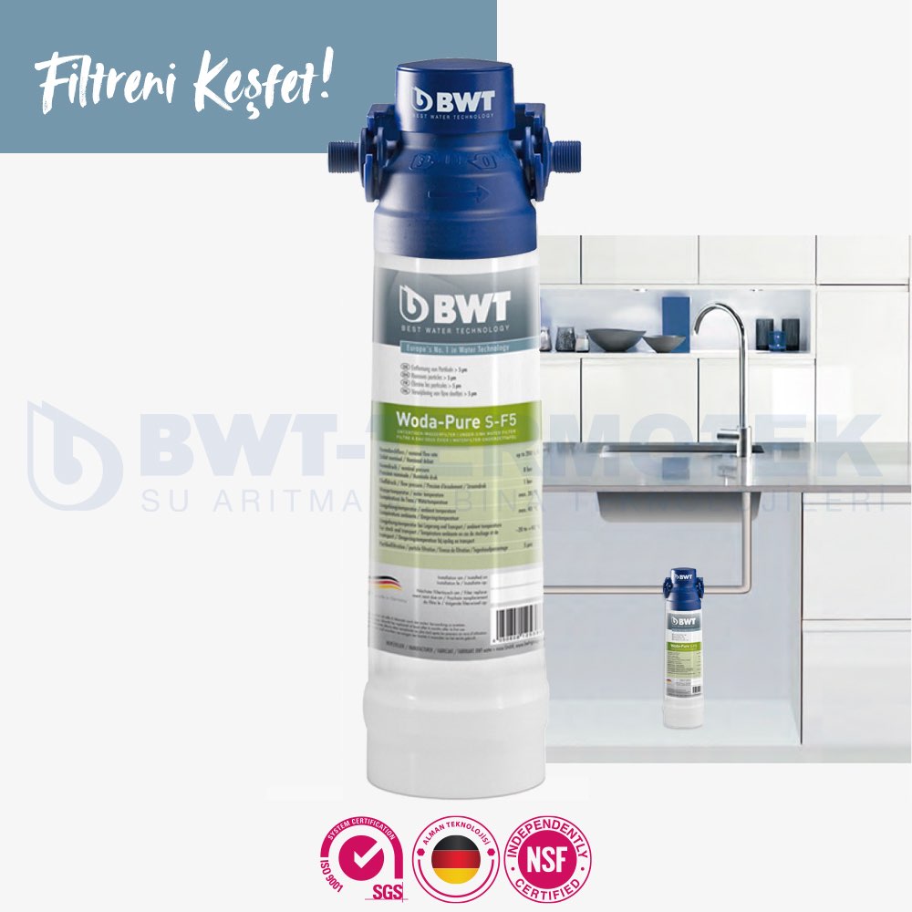 BWT Woda-Pure S-F5 Ön Sediment Filtre