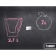 PENGUIN 2.7lt Su Arıtmalı Yeşil Sürahi PENGUIN 2.7lt Su Arıtmalı Yeşil Sürahi